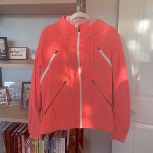 Lulu lulemon neon pink jacket